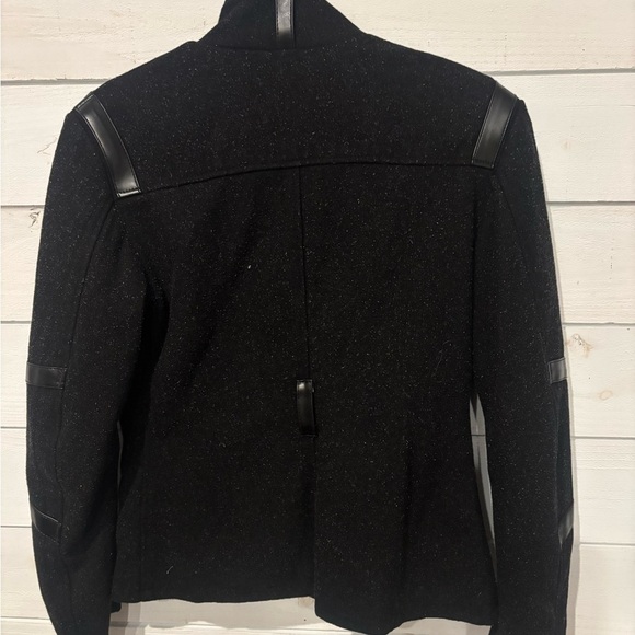 Black Utility Jacket with Military-Inspired Design in size small - Picture 6 of 15